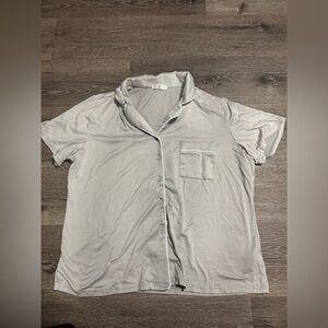Gray sleeping shirt